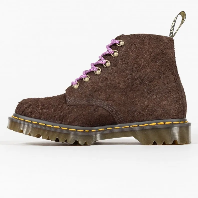 Dr. Martens 101 Hardware Suede 'Made in England' (Dark Brown)