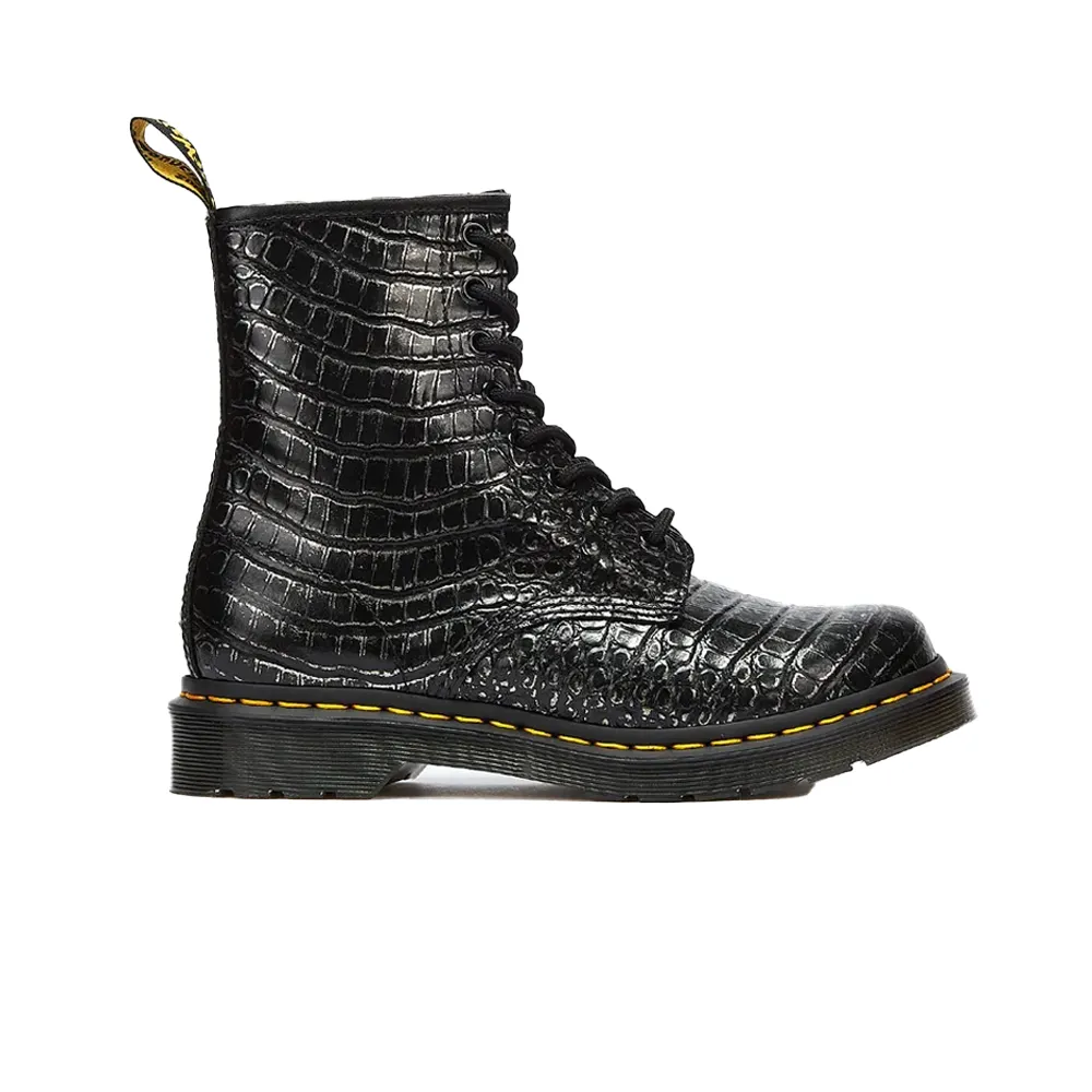 Dr. Martens 1460 W Emboss Gunmetal Wild Croc 27249029