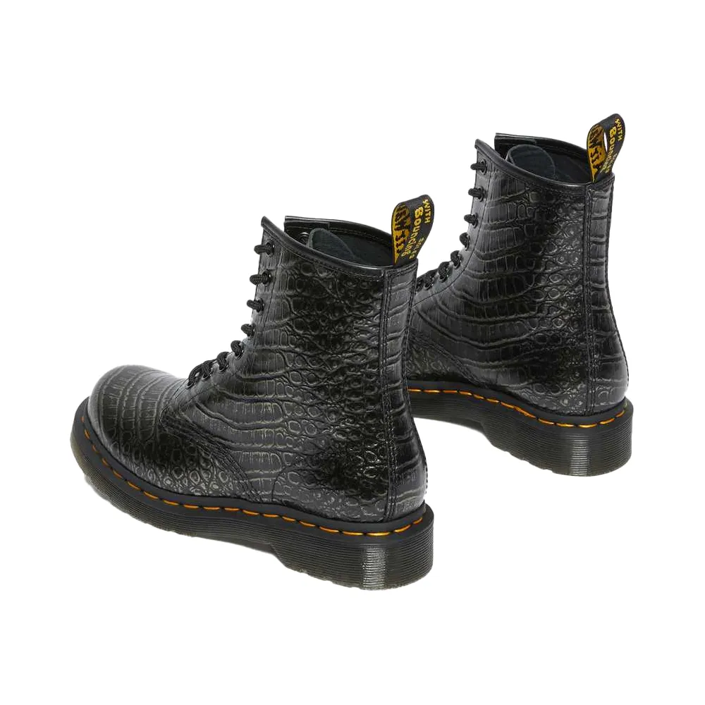 Dr. Martens 1460 W Emboss Gunmetal Wild Croc 27249029