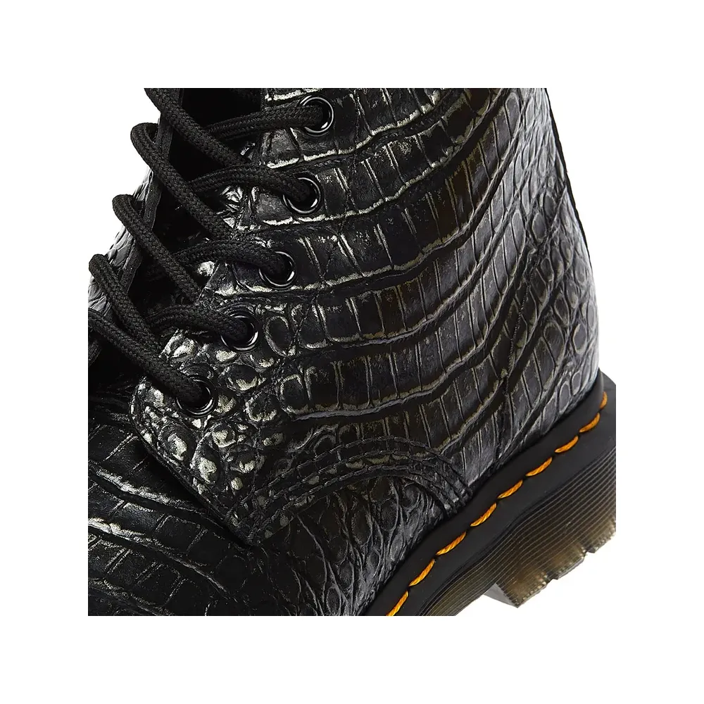 Dr. Martens 1460 W Emboss Gunmetal Wild Croc 27249029