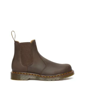 Dr. Martens 2976 YELLOW STITCH CRAZY HORSE DARK BROWN