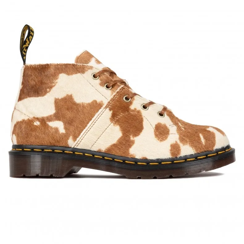 Dr. Martens Church (Jersey Cow Print Hair On)