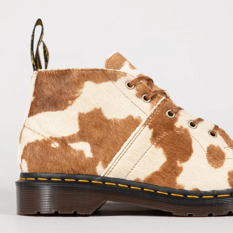 Dr. Martens Church (Jersey Cow Print Hair On)