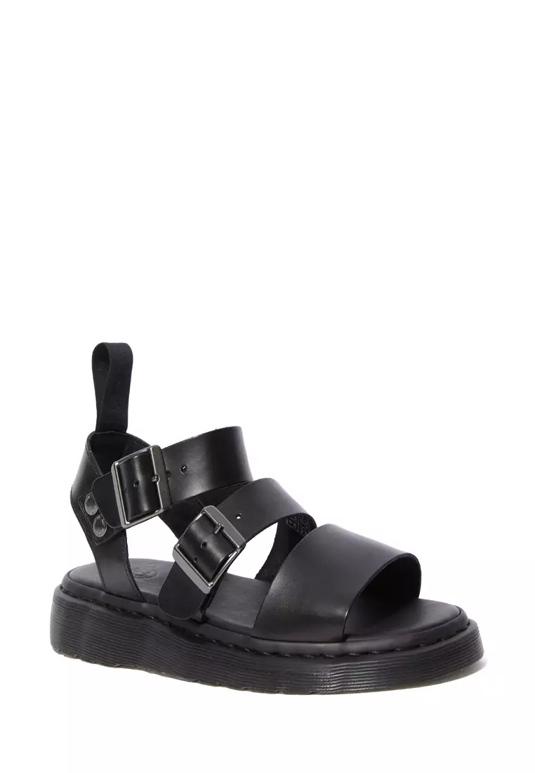 Dr. Martens GRYPHON BRANDO LEATHER GLADIATOR SANDALS