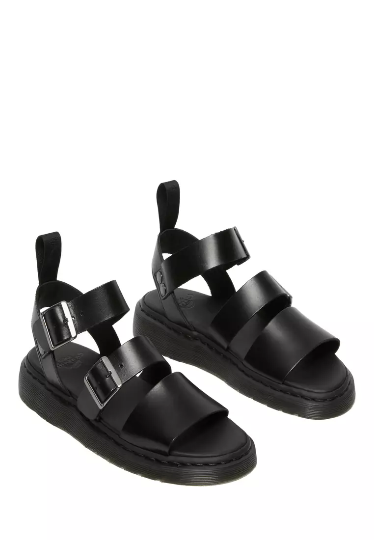 Dr. Martens GRYPHON BRANDO LEATHER GLADIATOR SANDALS