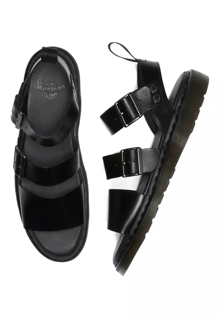 Dr. Martens GRYPHON BRANDO LEATHER GLADIATOR SANDALS