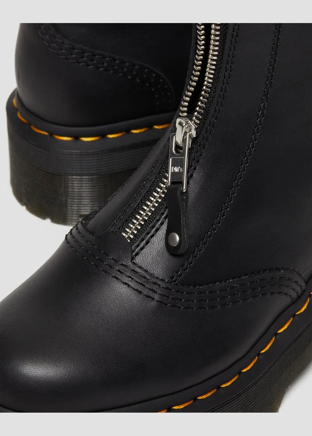 Dr. Martens Jetta Sendal Leather Platform Boots Black