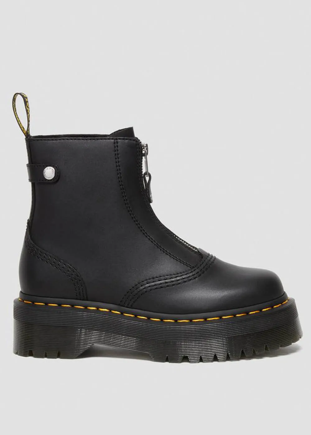 Dr. Martens Jetta Sendal Leather Platform Boots Black