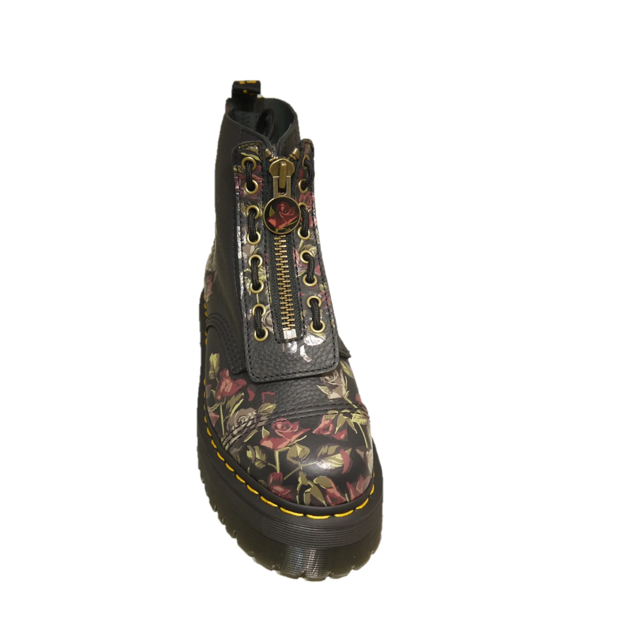 Dr Martens Sinclair Decayed Roses Tumbled Nappa