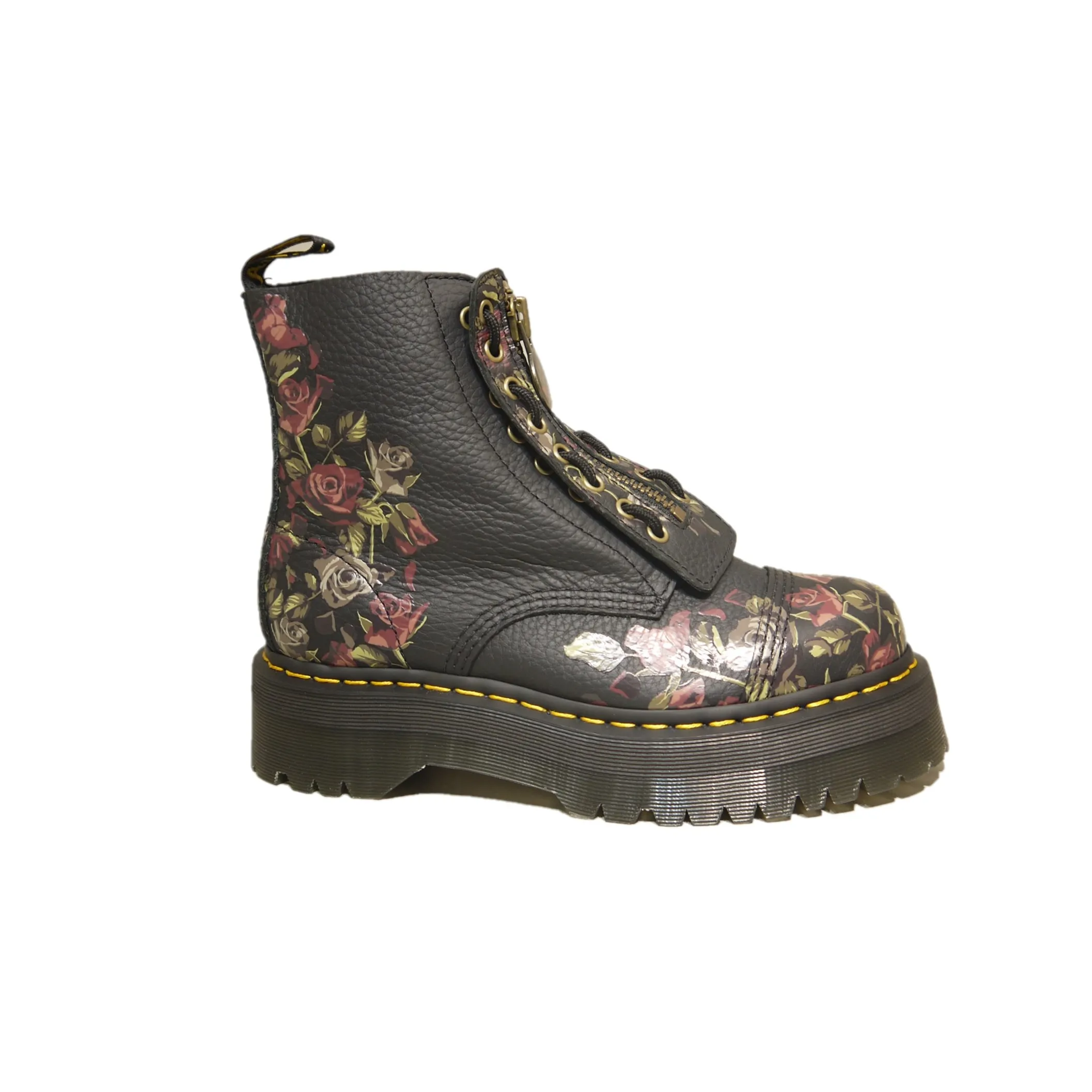 Dr Martens Sinclair Decayed Roses Tumbled Nappa