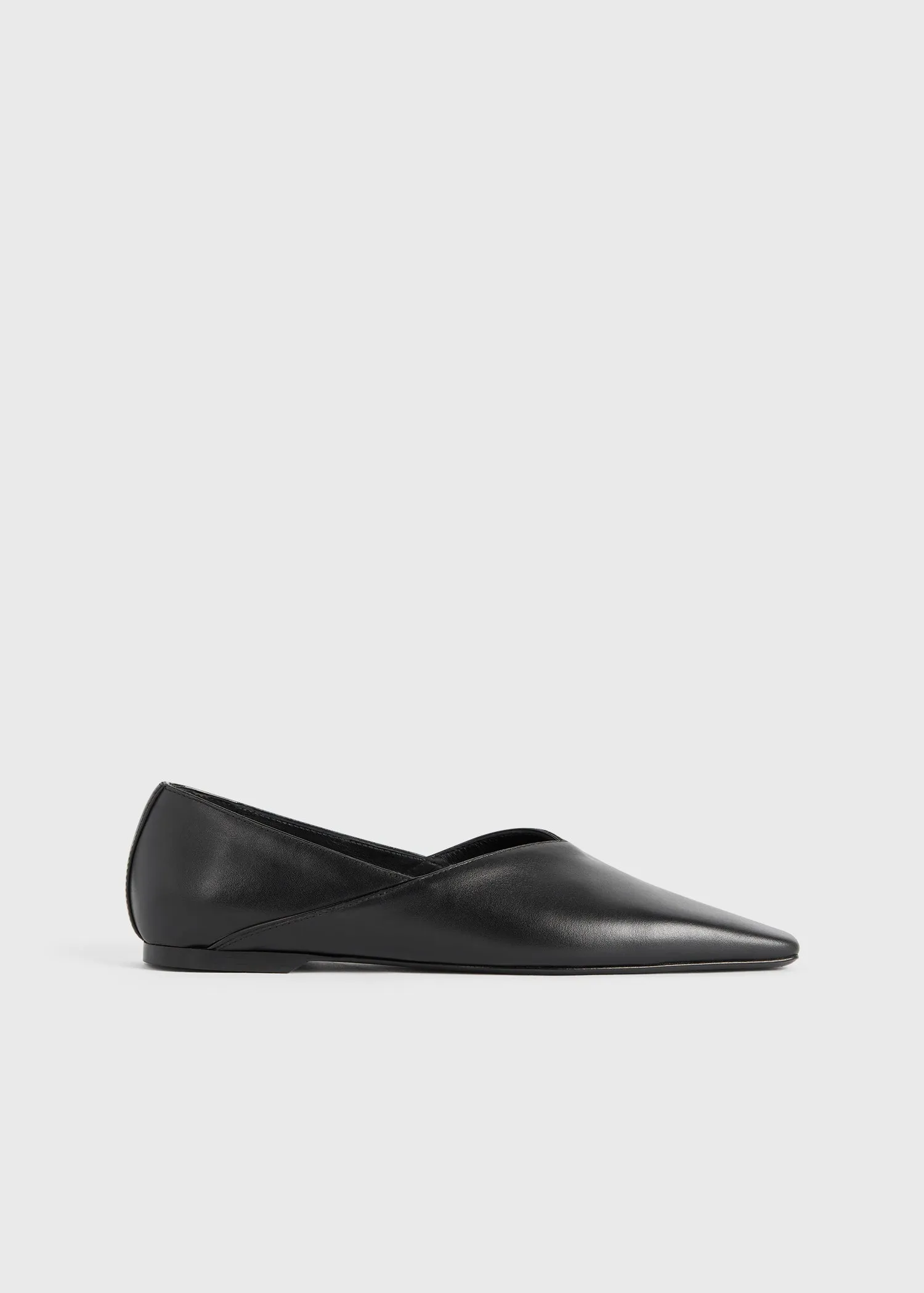 Everyday Nappa flats black