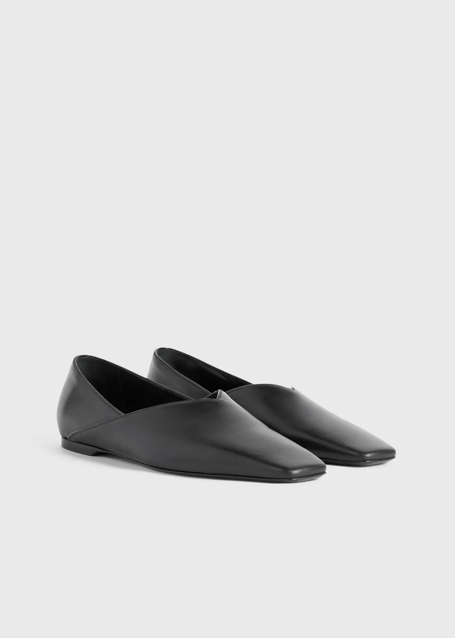 Everyday Nappa flats black