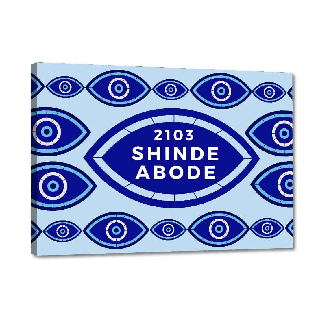 Evil Eye Protector Personalized Design Door Name Plate for Flats Office