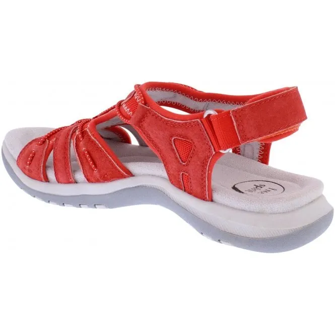 Free Spirit  Womens Fairmont 2 Grenadine Elasticated Riptape Sandals 41057