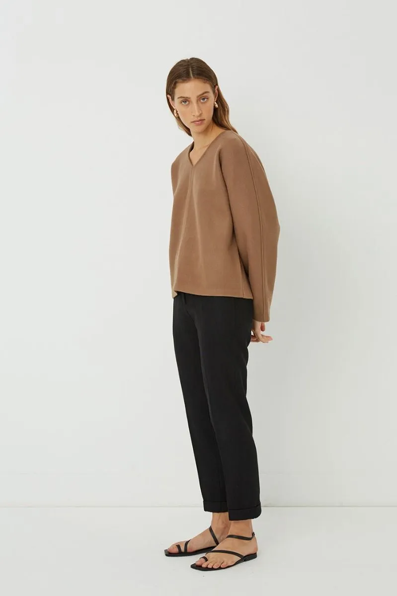 Friend of Audrey Edie Pullover Jumper Camel