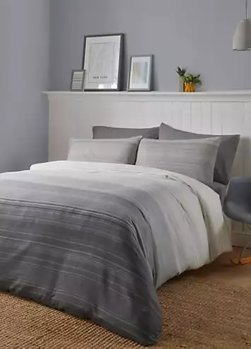 Fusion Charcoal Fairhaven Duvet Cover Set | Kaleidoscope