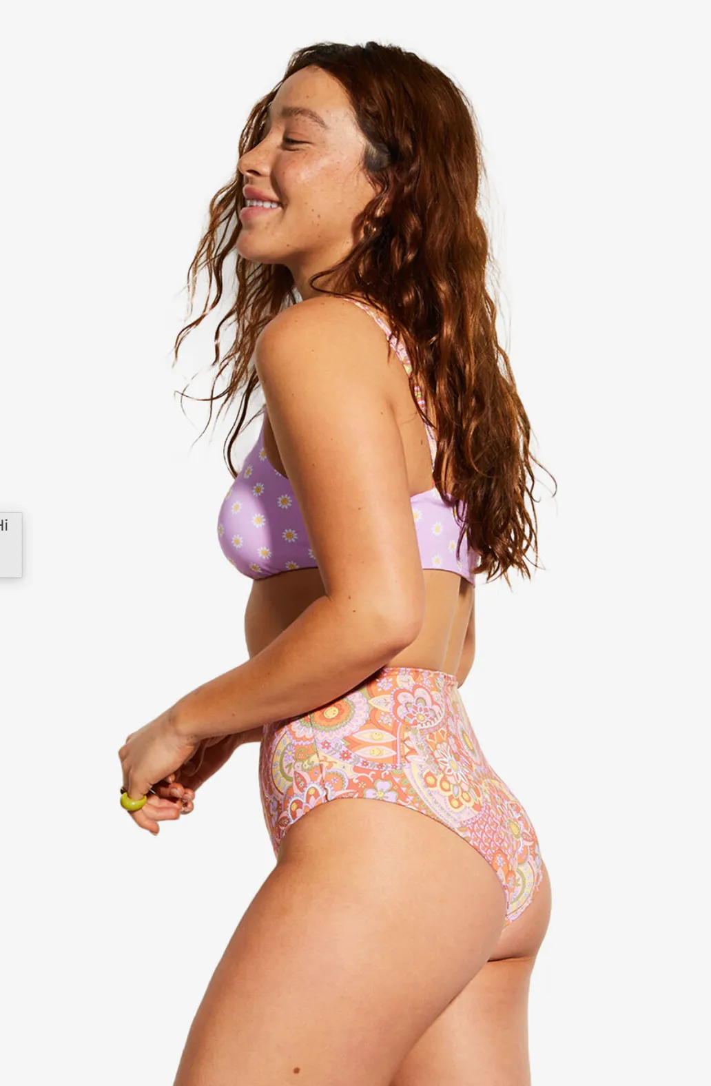 Good Times Retro High Waisted Bikini Bottom