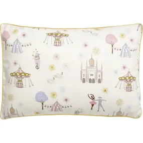 Gooselings Adventures in Wonderland Toddler Pillow, Rose Multi