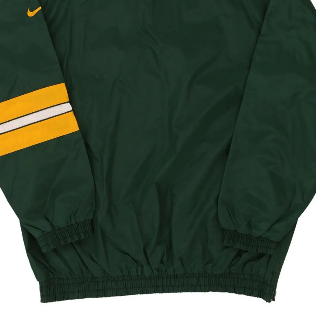 Green Bay Packers Nike Reversible Windbreaker - XL Green Nylon