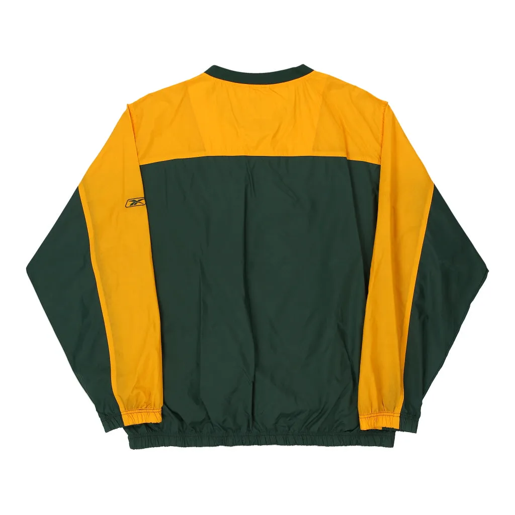 Green Bay Packers Reebok NFL Windbreaker - XL Green Polyester Blend