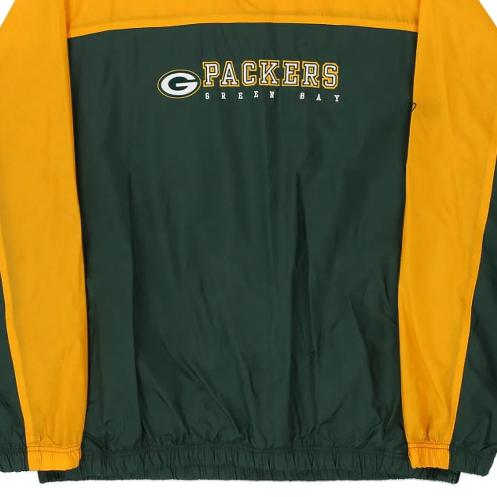 Green Bay Packers Reebok NFL Windbreaker - XL Green Polyester Blend