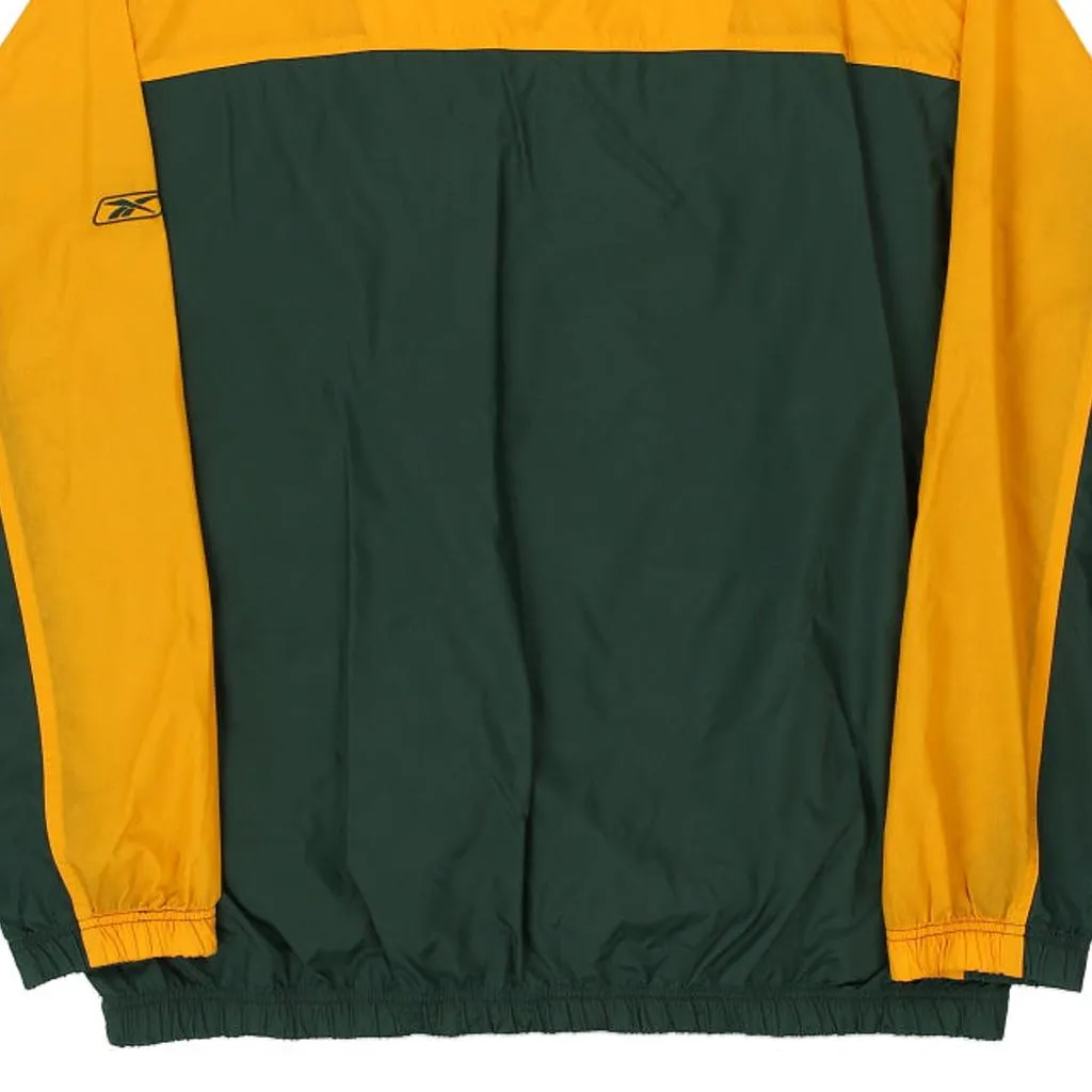 Green Bay Packers Reebok NFL Windbreaker - XL Green Polyester Blend