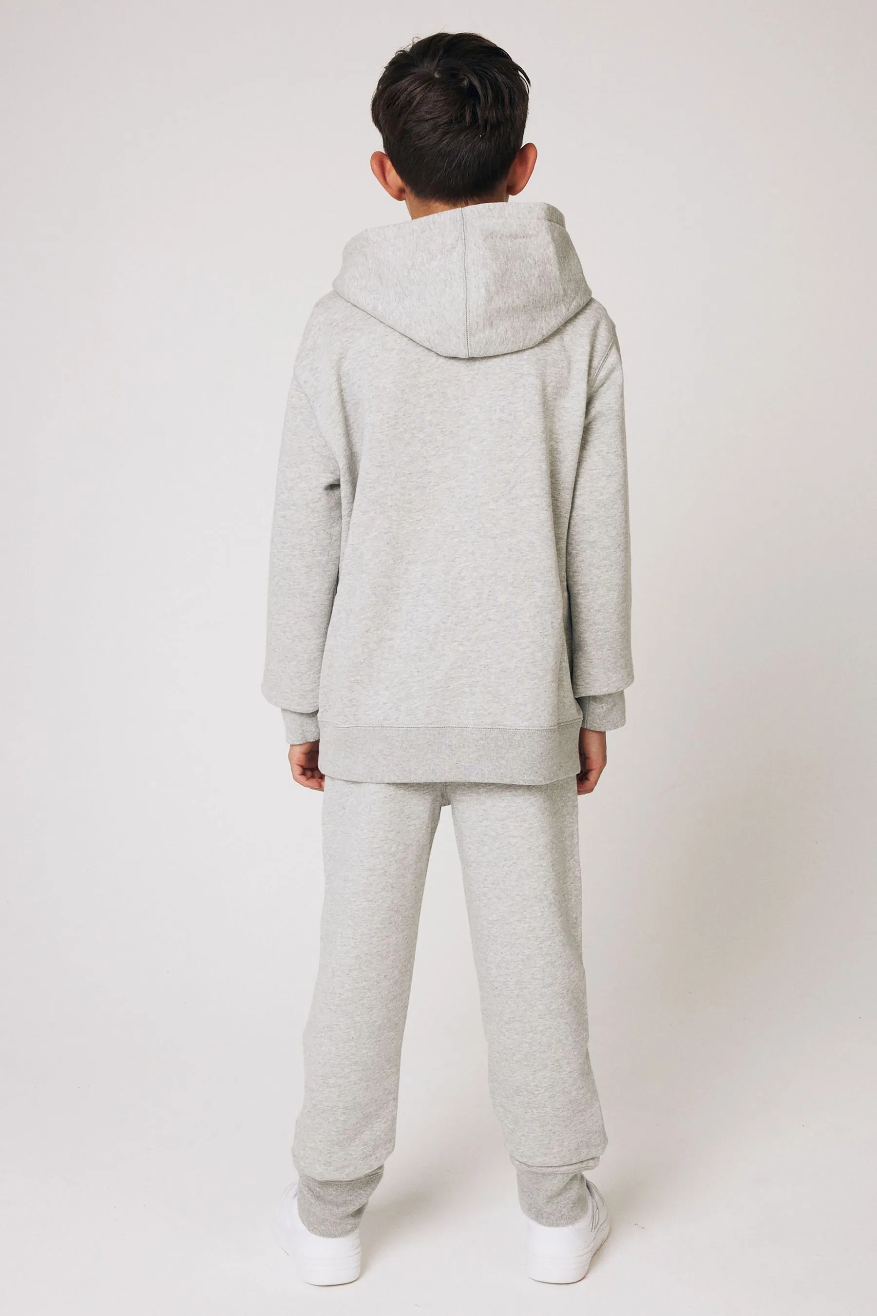 Grey Logo Overhead Hoodie (4-13yrs)