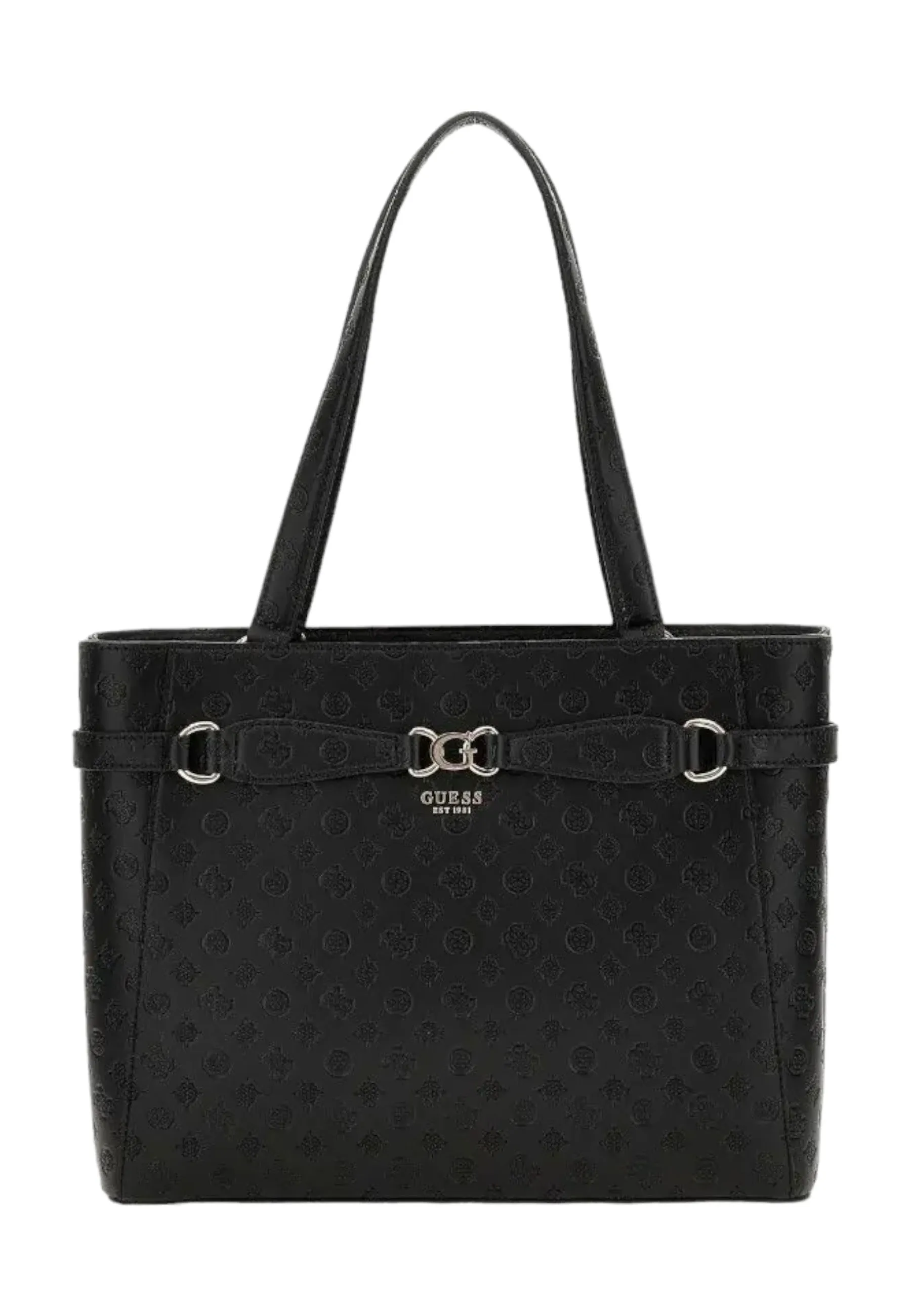 GUESS Arlena Borsa Noel Tote Donna Black Logo PG933625