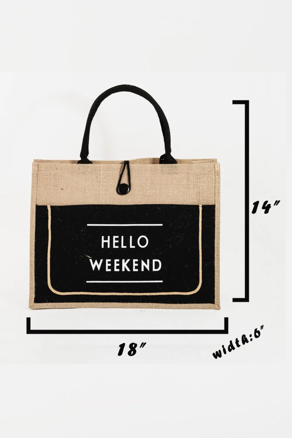 Hello Weekend Tote Bag