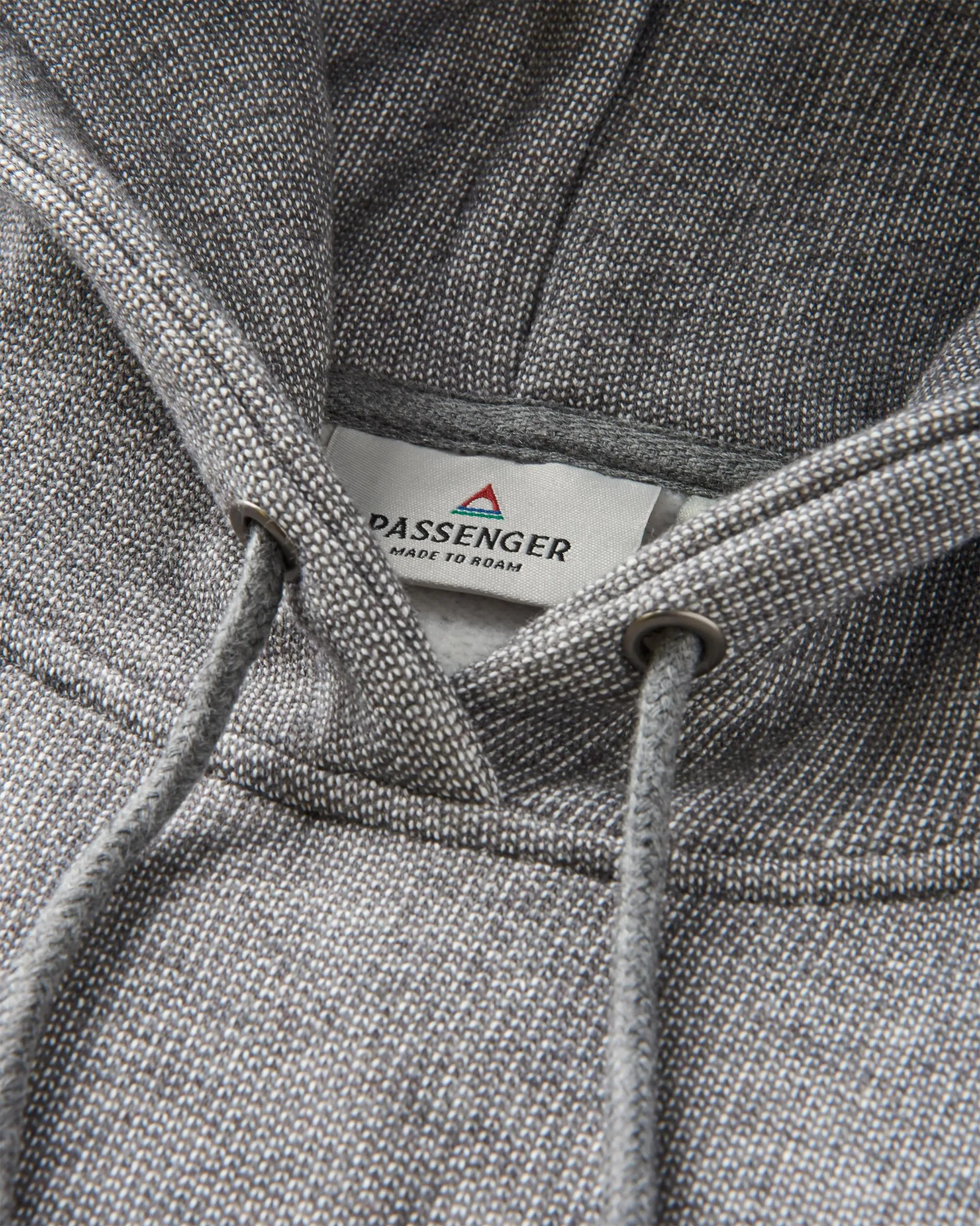 Heritage Textured Relaxed Fit Hoodie - Charcoal