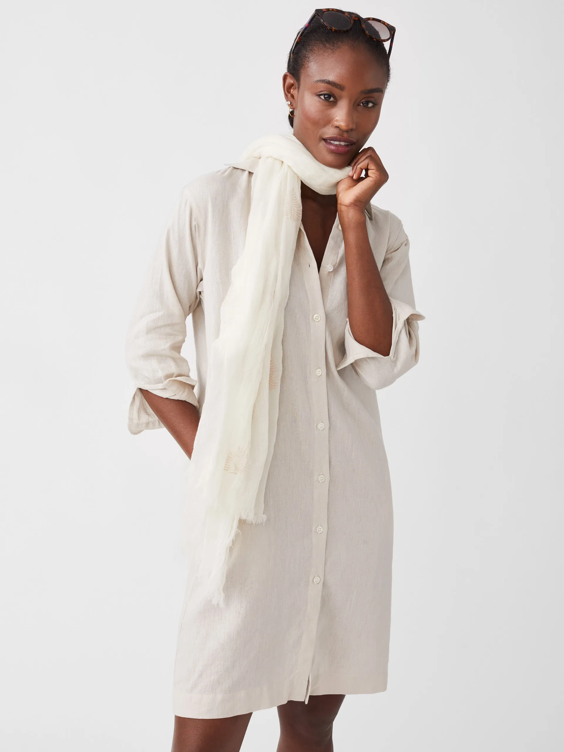 Hilda Linen Dress