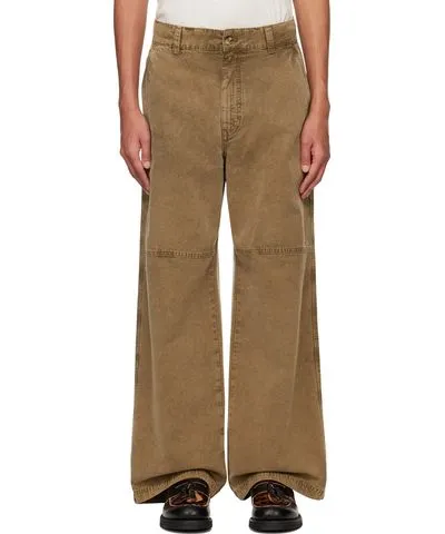 HOPE Tan Workwear Trousers