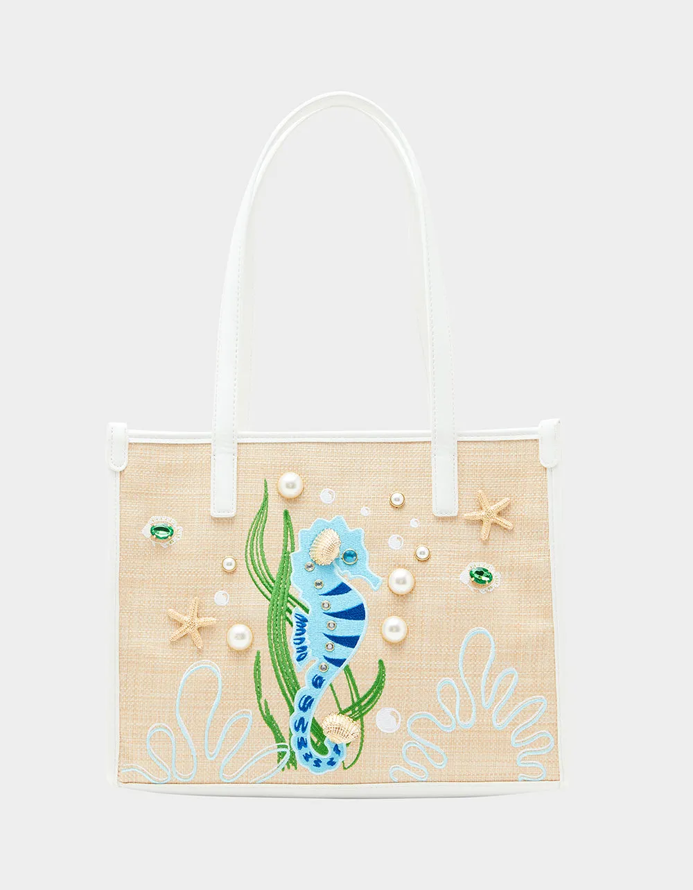 HORSIN AROUND TOTE NATURAL