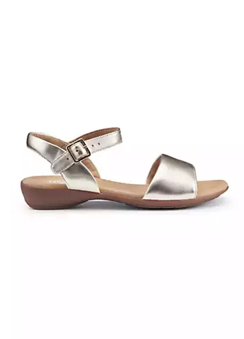 Hotter Tropic Soft Gold Wide Women’s Sandals | Grattan