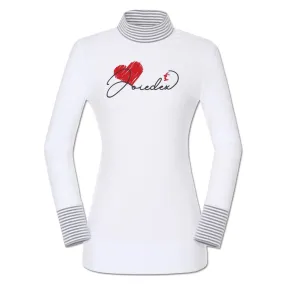 JDX America Heart Turtleneck Golf Mock 2021 Women