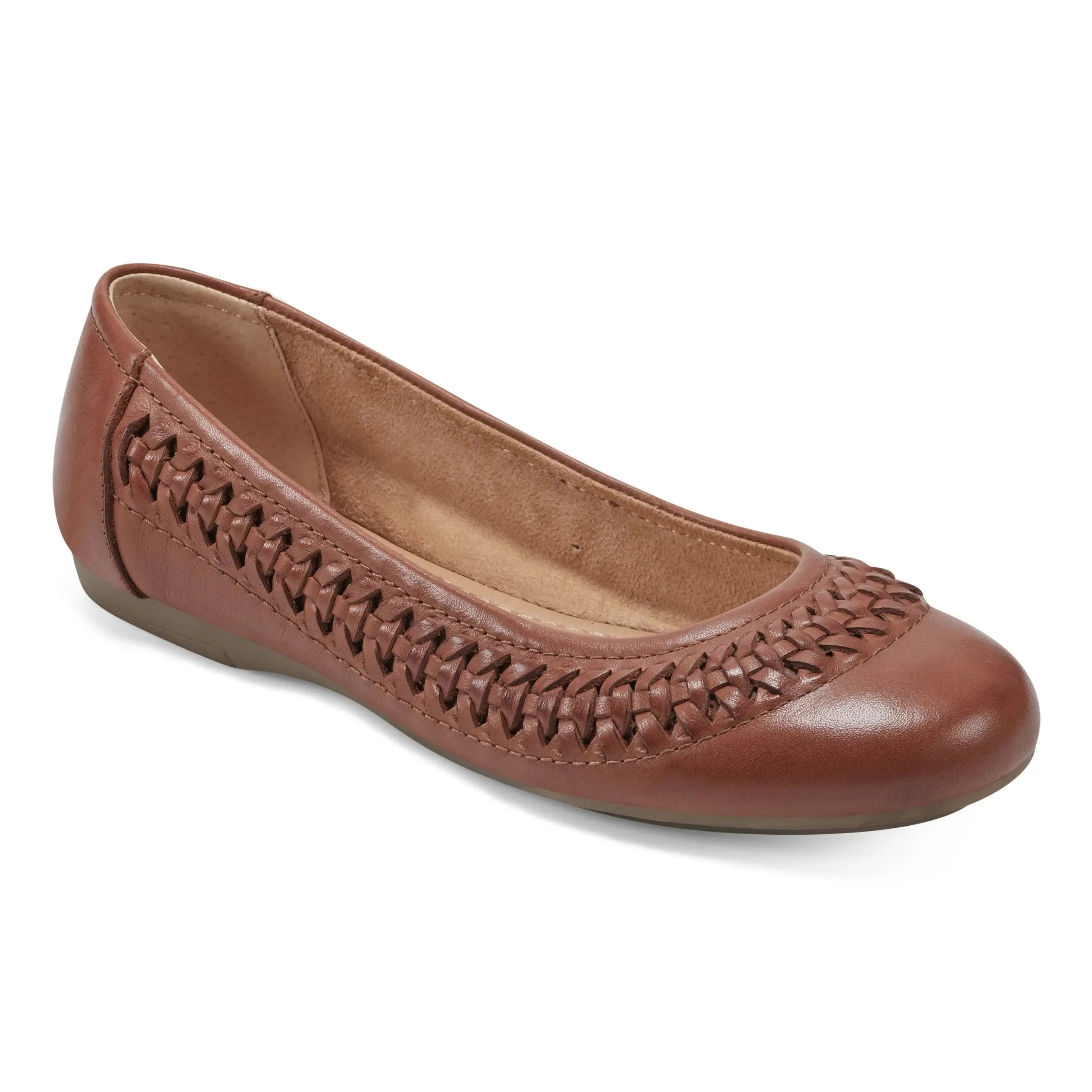 Jett Woven Round Toe Slip-on Dress Flats