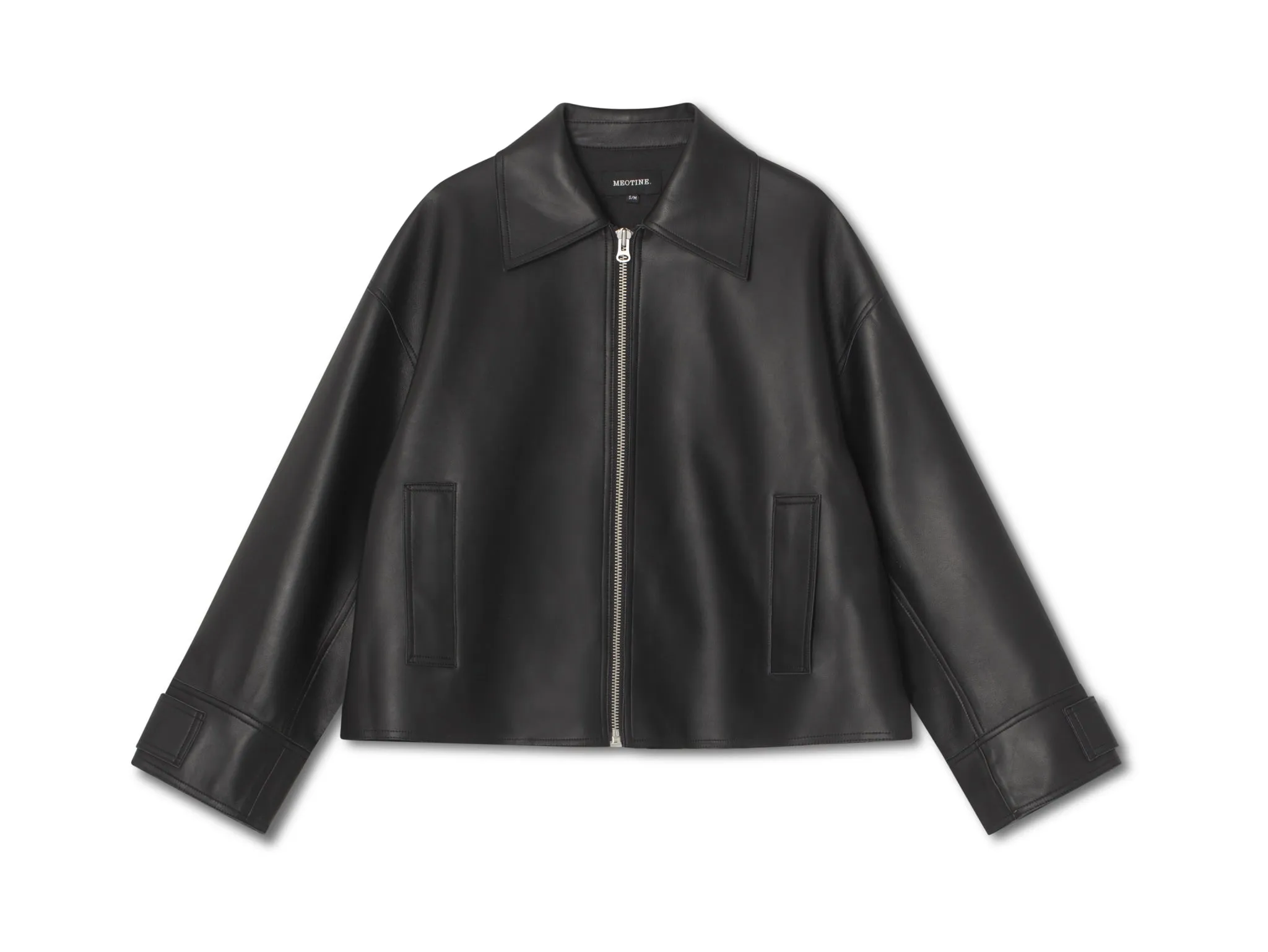 JOSEPH LEATHER JACKET - BLACK