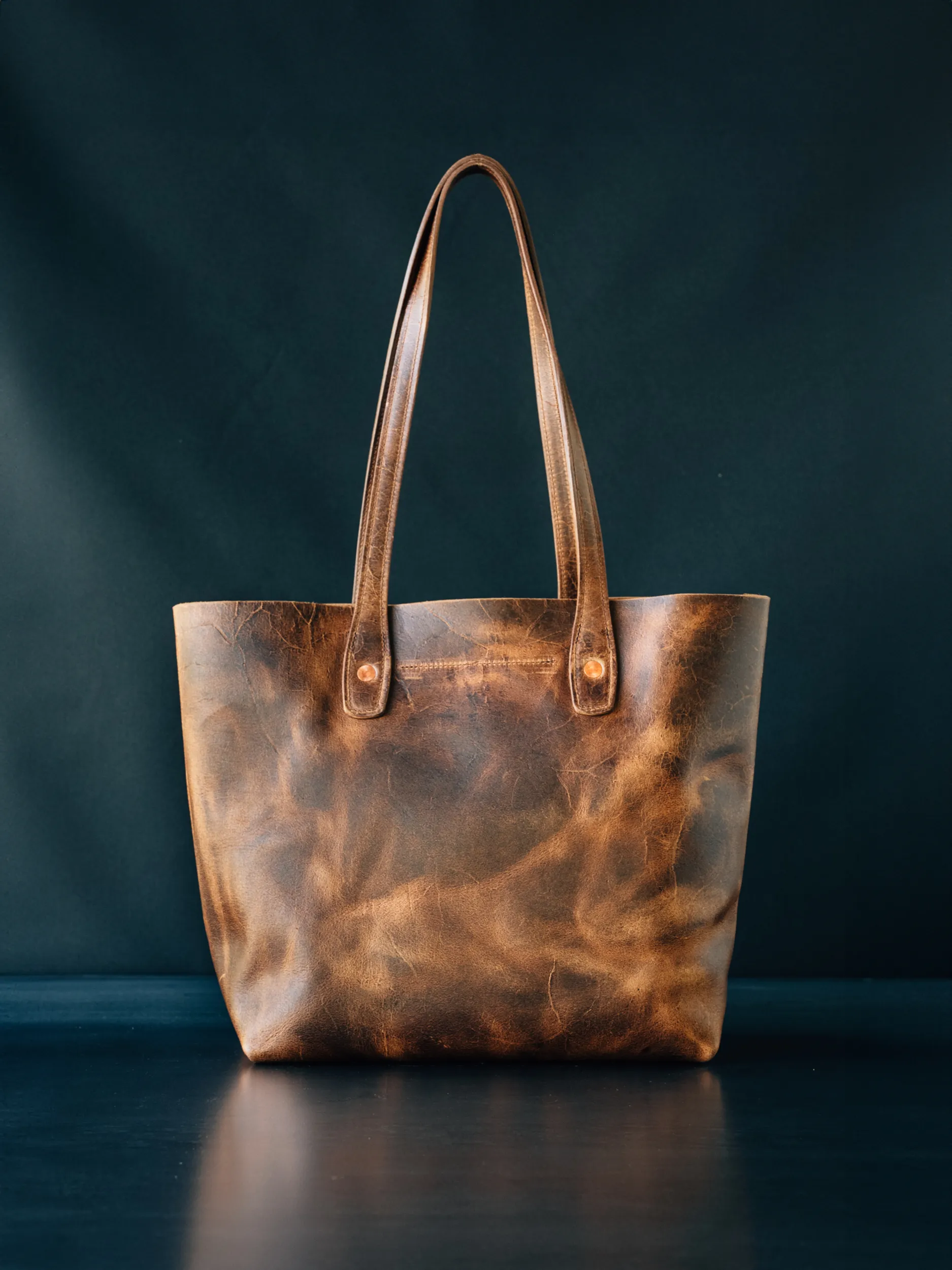 Julia Tote - CF Stead WAxed Flesh-Out Suede - FINAL SALE