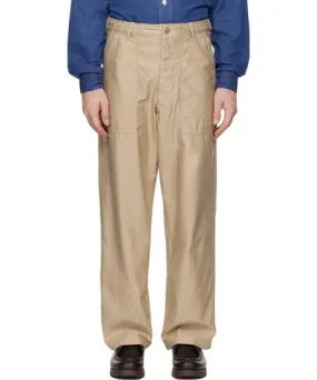 KAPTAIN SUNSHINE Beige Baker Trousers