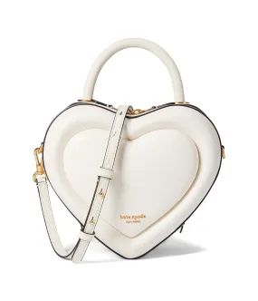 Kate Spade New York Pitter Patter Smooth Leather 3-D Heart Crossbody