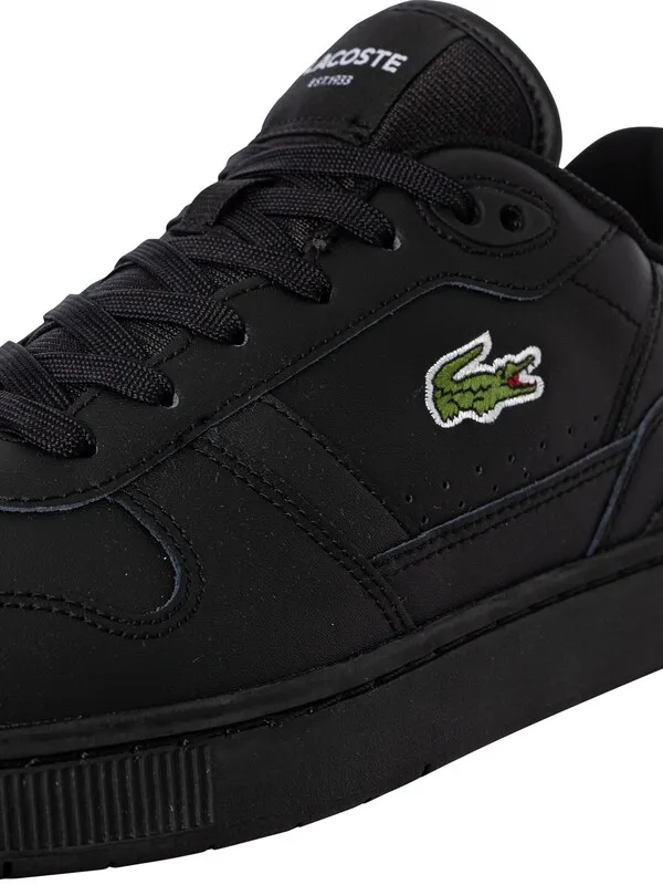 Lacoste T-Clip Set 224 6 SMA Trainers - Black/Black