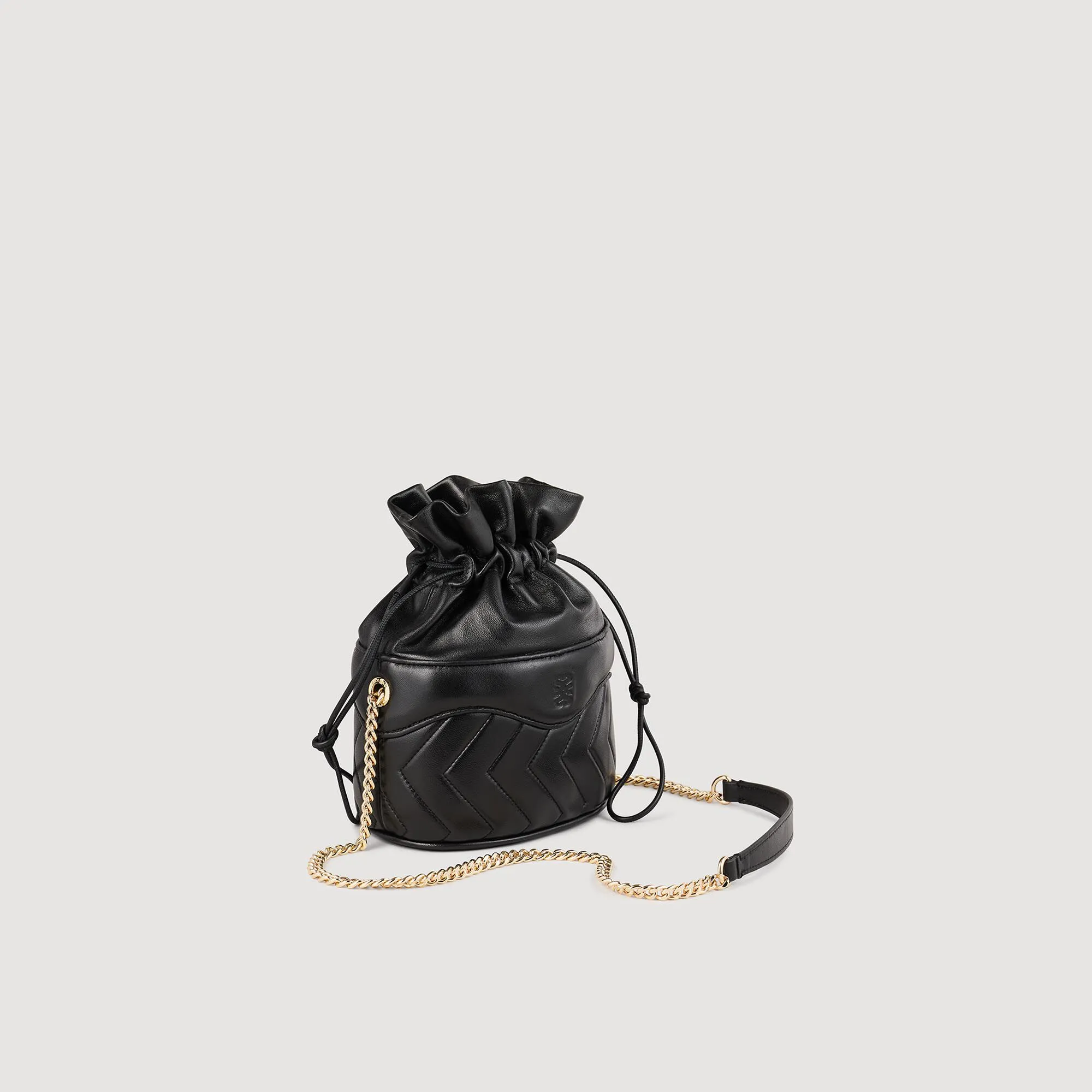 Le Bonbon quilt leather bucket bag