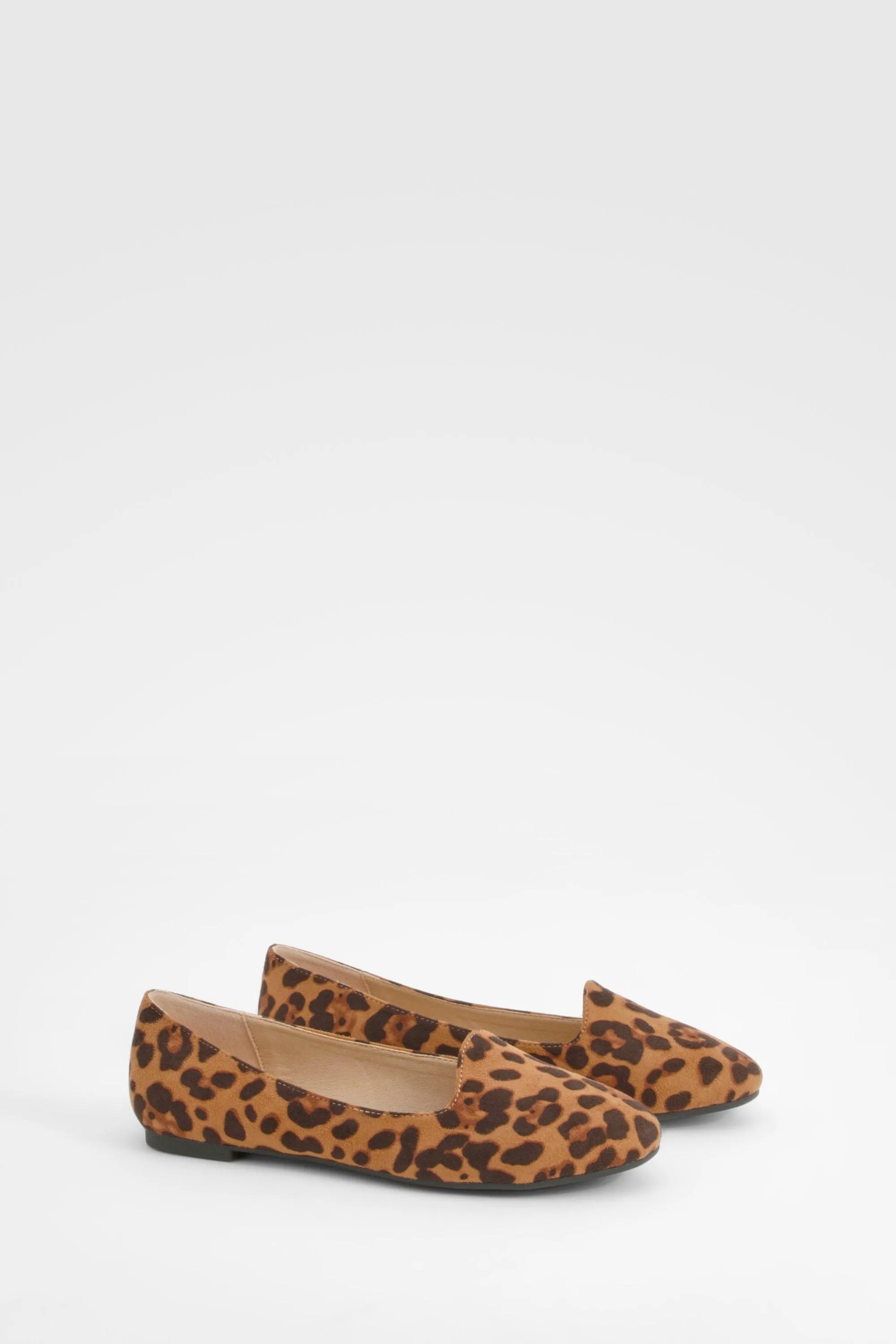 Leopard Basic Slipper Ballet Flats