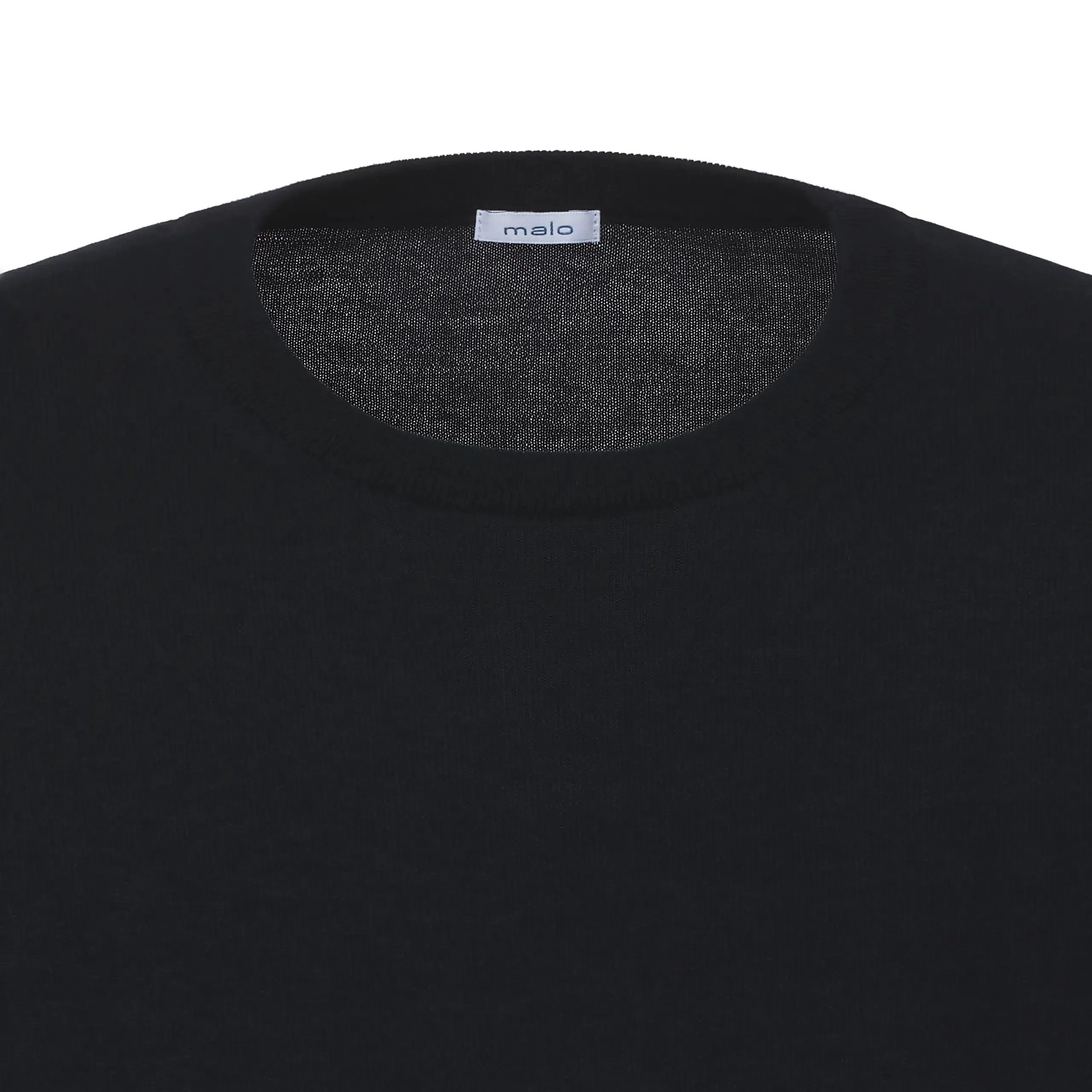  Malo Cotton Pullover in Dark Blue