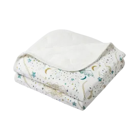 Medium Cozy Blanket (Bamboo Jersey) - Stars White