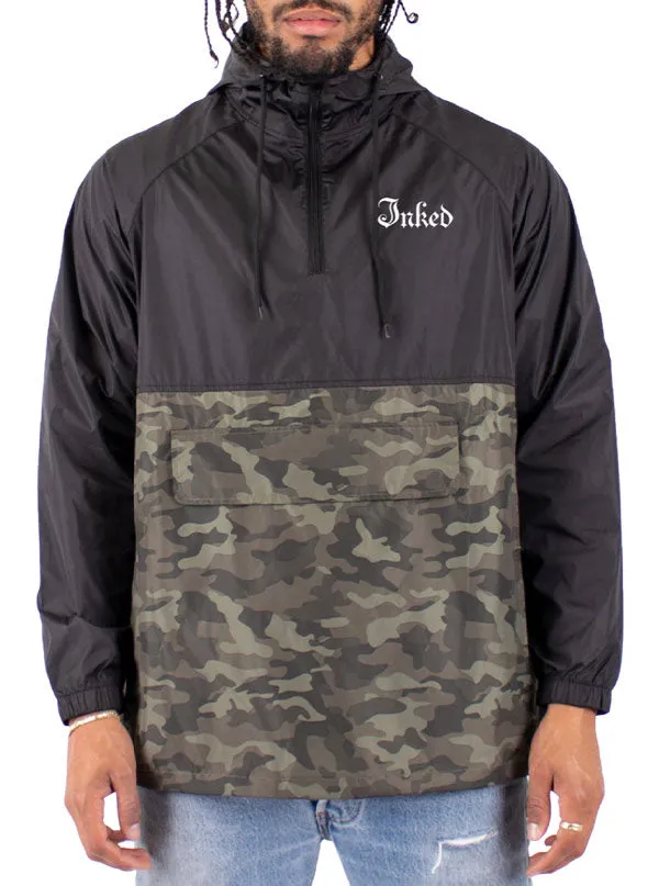 Men's Inked Logo Windbreaker