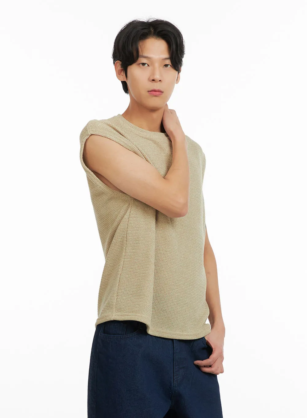 Men's Knit Vest IA402