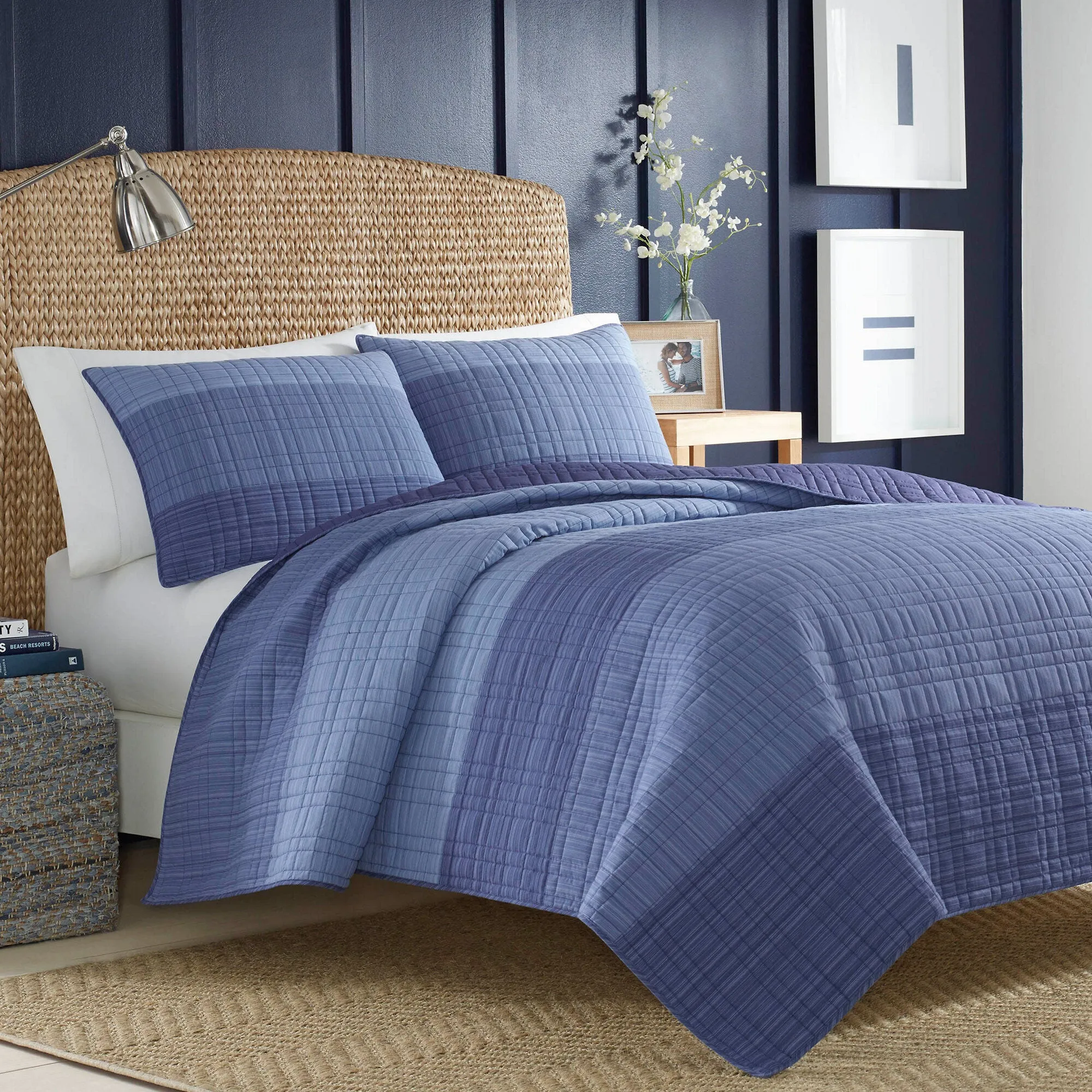 Nautica Riverview Twin Quilt Star Sapphire