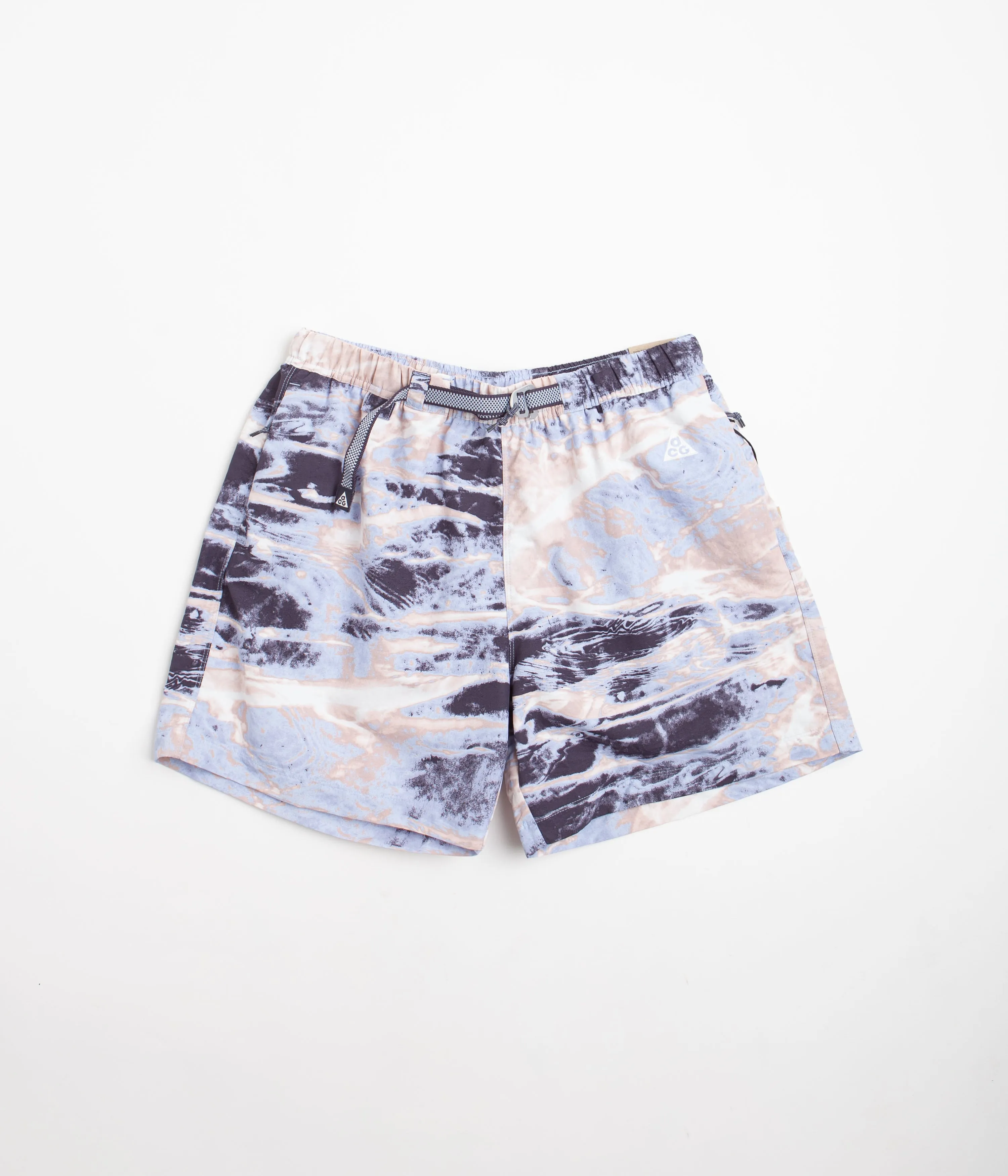 Nike ACG All Over Print Trail Shorts - Pink Oxford / Gridiron / Summit White