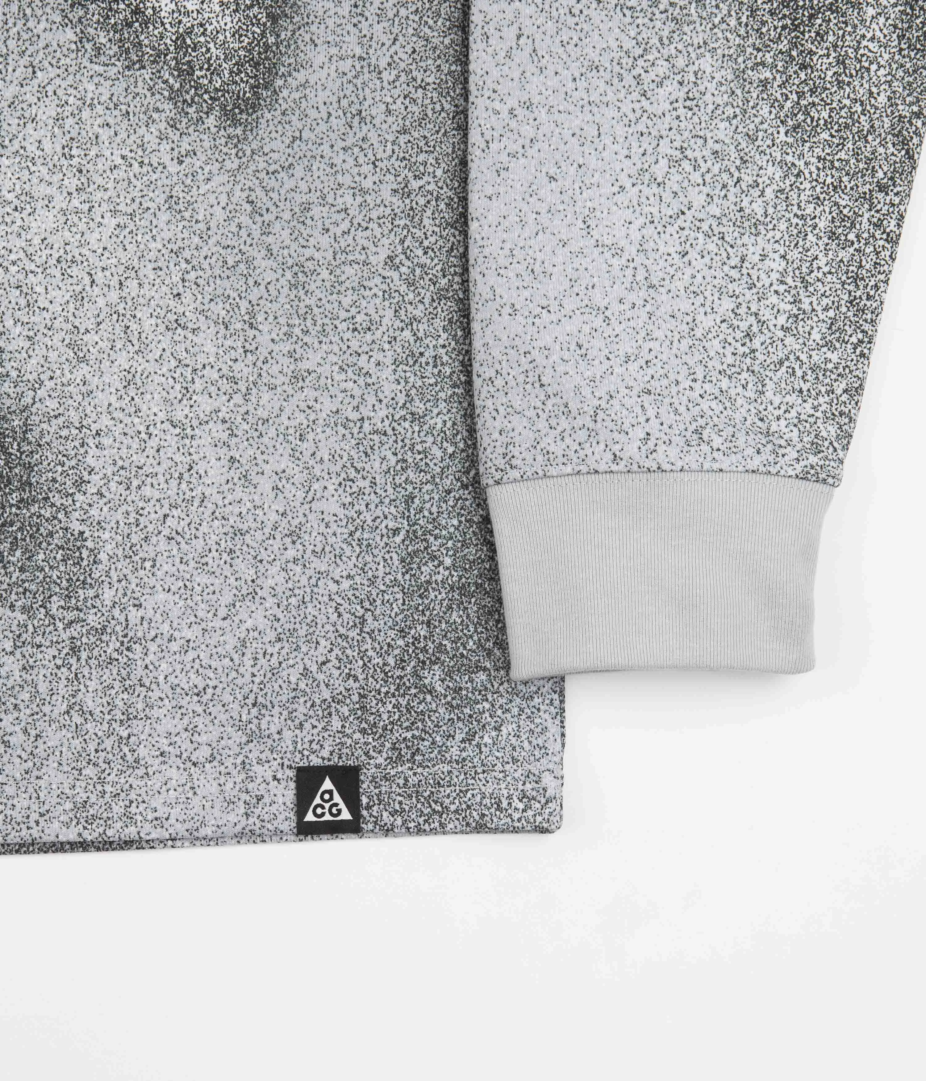 Nike ACG Print Long Sleeve T-Shirt - Photon Dust / Pure Platinum / Light Smoke Grey